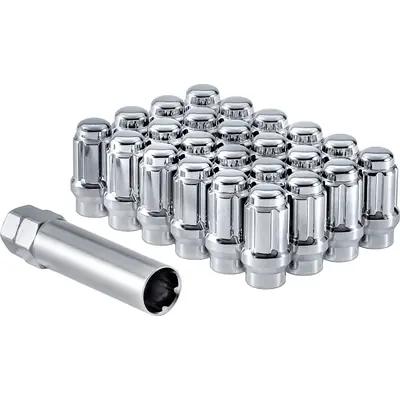 WEST COAST WHEEL ACCESSORIES - W56015SE - Bulge Acorn Spline ET Lug Nuts Produit De Marque