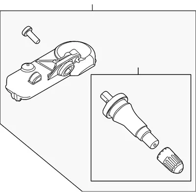 Paiement Sécurisé Tire Pressure Monitoring System Sensor by MOTORCRAFT - TPMS111