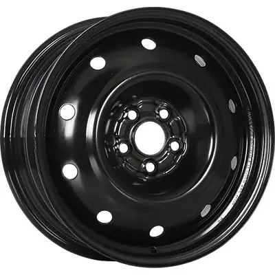 Artisanat RNB - RNB16011B - STEEL WHEEL Black Armour Coat Wheel (16x6.5 39mm)