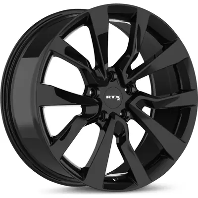 TS04 Gloss Black Wheel by RTX (19x9.5 45mm) Affaire À Saisir