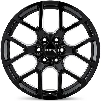 GM02 Gloss Black Wheel by RTX (20x8.5 35mm) Affaire À Saisir