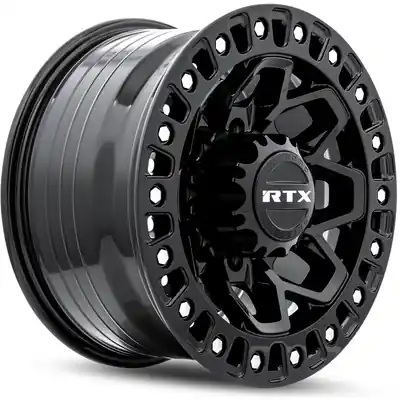 En Vogue Zion Gloss Black Milled Rivets Wheel by RTX (18x9 20mm)