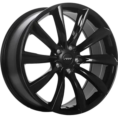 Gloss Black alloy by ART (19x8.5 35.0 mm) Prix Réduit