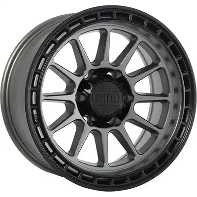 RUFFINO HARD - RUF811702 - MOJAVE Satin Grey - Black Lip Wheel (17x8.5 -6mm) Bon Marché