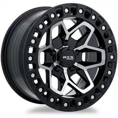 Meilleure Qualité Zion Gloss Black Machined Wheel by RTX (20x9 0mm)