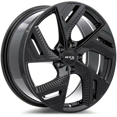 RS09 Gloss Black Wheel by RTX (19x8 45mm) Affaire À Saisir