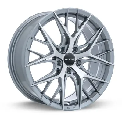 Valkyrie Lite Gunmetal Machined Wheel by RTX (18x8 40mm) Offre Du Jour