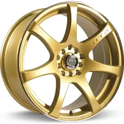 Ink Gold Machined Wheel by RTX (17x7.5 42mm) Retour Gratuit