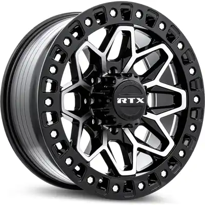 Zion Gloss Black Machined Wheel by RTX (18x9 0mm) Marque