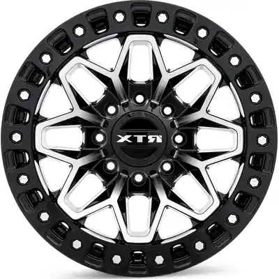 Zion Gloss Black Machined Wheel by RTX (20x9 20mm) Meilleur Choix