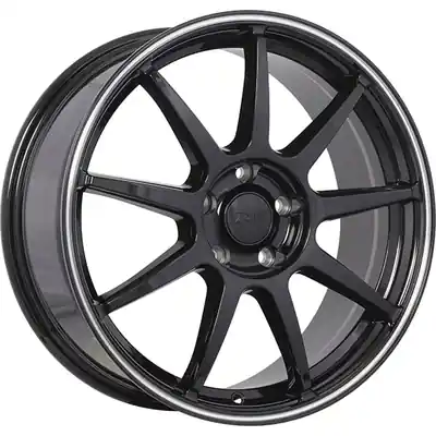 Offre Exclusive DAI WHEELS - DW1361702 - REV Gloss Black - Machined Lip Wheel (17x7.5 42mm)