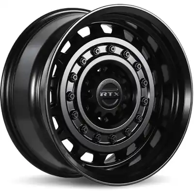 Crusader Satin Black Wheel by RTX (17x9 -15mm) Promotion