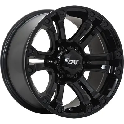 Gloss Black alloy by DAI WHEELS (17x9.0 20.0 mm) Commande En Gros