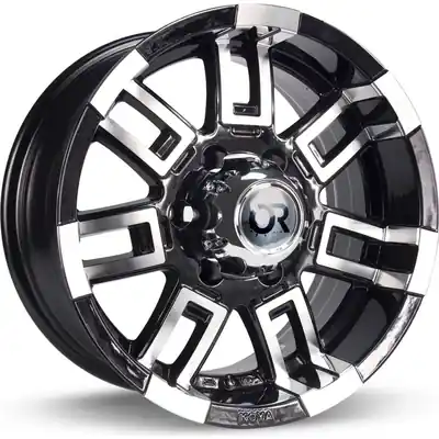 Crush Black Machined Wheel by RTX (16x8 12mm) Exclusif