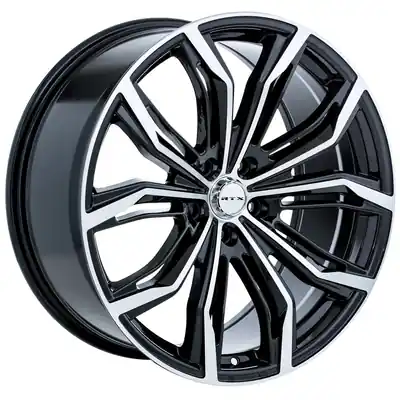 Commander Vite Black Widow Black Machined Wheel by RTX (17x7.5 42mm)
