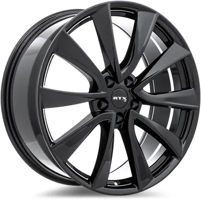 TS01 Gloss Black Wheel by RTX (18x8.5 35mm) Bon Plan