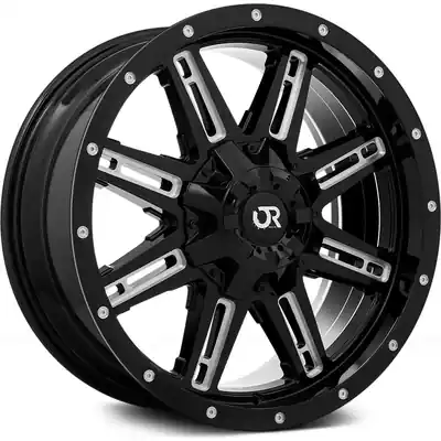 Exclusif Ravine Black Milled Wheel by RTX (17x8 0mm)