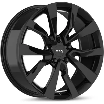 TS04 Gloss Black Wheel by RTX (18x8 35mm) Bon Plan