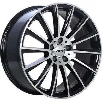 ART - R19419005 - Replica R194 Gloss Black With Machined Face Wheel (9x19) Bon Plan