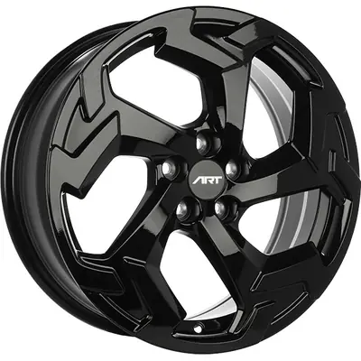 ART - R22117002 - REPLICA 221 Gloss Black Wheel (17x7.0 45mm) Top Qualité