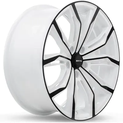 Promotion Black Widow White and Black Wheel by RTX (18x8 42mm)