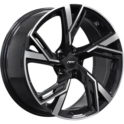 Dernière Chance ART - R23020001 - REPLICA 230 Gloss Black - Machined Face Wheel (20x9.0 25mm)