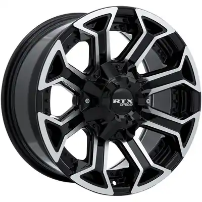Affaire À Saisir Peak Gloss Black Machined Wheel by RTX (18x9 18mm)