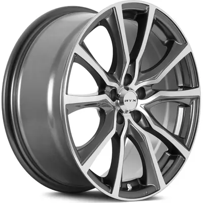 Contour Gunmetal Machined Wheel by RTX (15x6.5 38mm) Commander Maintenant