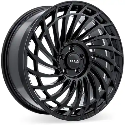 RS06 Gloss Black Wheel by RTX (18x8 40mm) Pas Cher