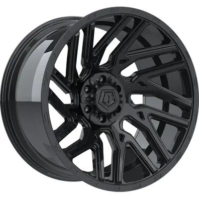 554 Gloss Black Wheel by TIS WHEELS (20x10 -19mm) Offre Du Jour
