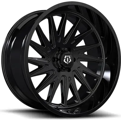 Expédition Rapide 547 Gloss Black Wheel by TIS WHEELS (24x12 -44mm)