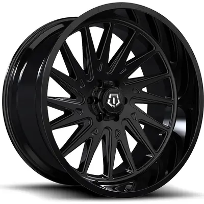 547 Gloss Black Wheel by TIS WHEELS (22x12 -44mm) Jusqu’à Épuisement Des Stocks
