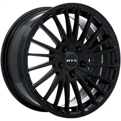 Polar Gloss Black Wheel by RTX (17x7.5 40mm) Nouvel Arrivage