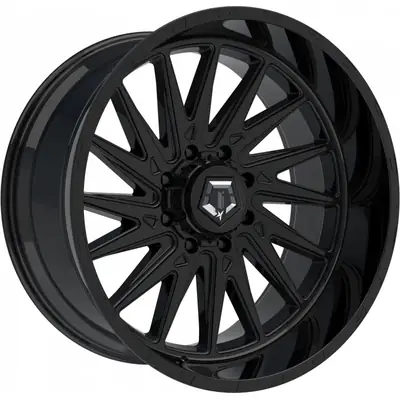 547 Gloss Black Wheel by TIS WHEELS (20x10 -19mm) Vente Flash