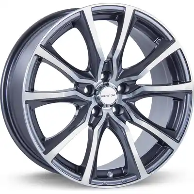 Contour Gunmetal Machined Wheel by RTX (16x7 40mm) Commande En Gros