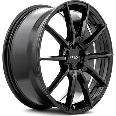 RS03 Gloss Black Wheel by RTX (18x8 40mm) Garantie Incluse
