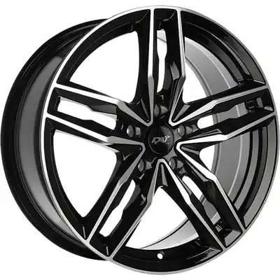 Gros Lot DAI WHEELS - DW1251501 - MODA Gloss Black - Machined Face Wheel (15x6.5 40mm)