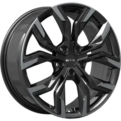Premium Venom Gloss Black Machined Wheel by RTX (18x7.5 48mm)