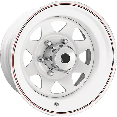 Artisanat 8-Spoke White Wheel by CECO (15x6 -3mm)