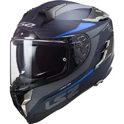 Original LS2 Casque FF327 CHALLENGER CARBON DRONE