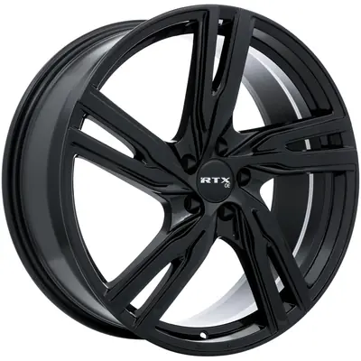 Gothenburg Gloss Black Wheel by RTX (20x8 45mm) Produit De Marque