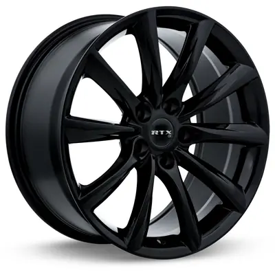 Alto Gloss Black Wheel by RTX (20x8.5 35mm) Haute Qualité