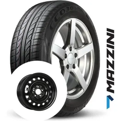 MAZZINI ALL season tire mounted on steel wheel (205/60R16) Prix Choc
