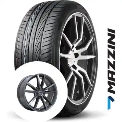Satisfait Ou Remboursé MAZZINI ALL season tire mounted on alloy wheel (215/45R17)