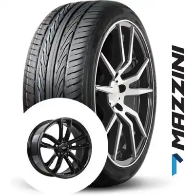 Fait Main MAZZINI ALL season tire mounted on alloy wheel (225/45R18)