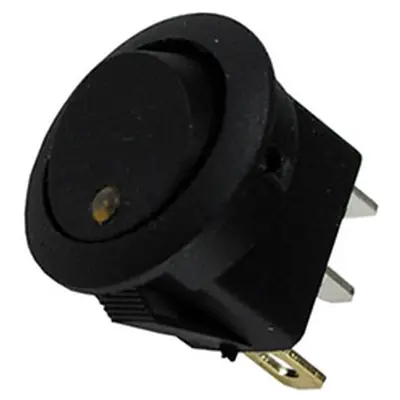PICO OF CANADA - 11-07-9415 - 12V On-Off Round Rocker With Led Switch - Amber Garantie Incluse