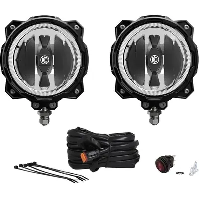 Usine Directe KC HILITES - 91303 - Gravity Pro6 LED Single Pair Pack System