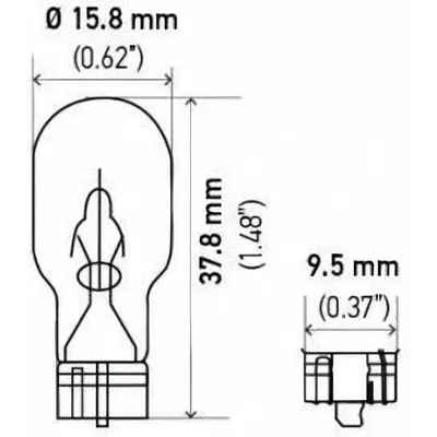 Driving And Fog Light (Pack of 10) by HELLA - 921 Livraison Gratuite