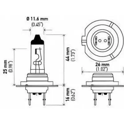 Authentique Driving And Fog Light by HELLA - H7-100W