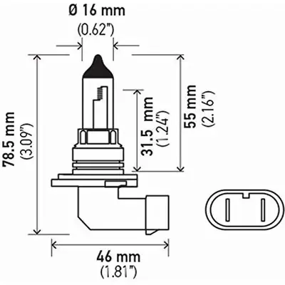 Bon Plan Driving And Fog Light by HELLA - 9006SB